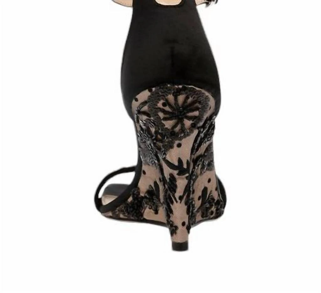 Betsey Johnson Women's Ivan Wedge Heel In Black 4