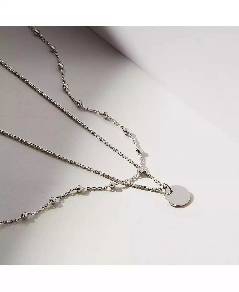 Ana Luisa Coin Necklace Set - Willow Silver 10