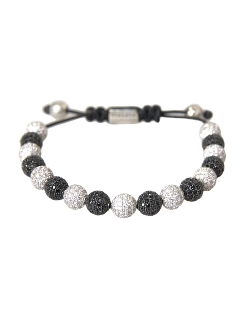 Nialaya CZ Crystal Ball   Beaded Women's Bracelet 3