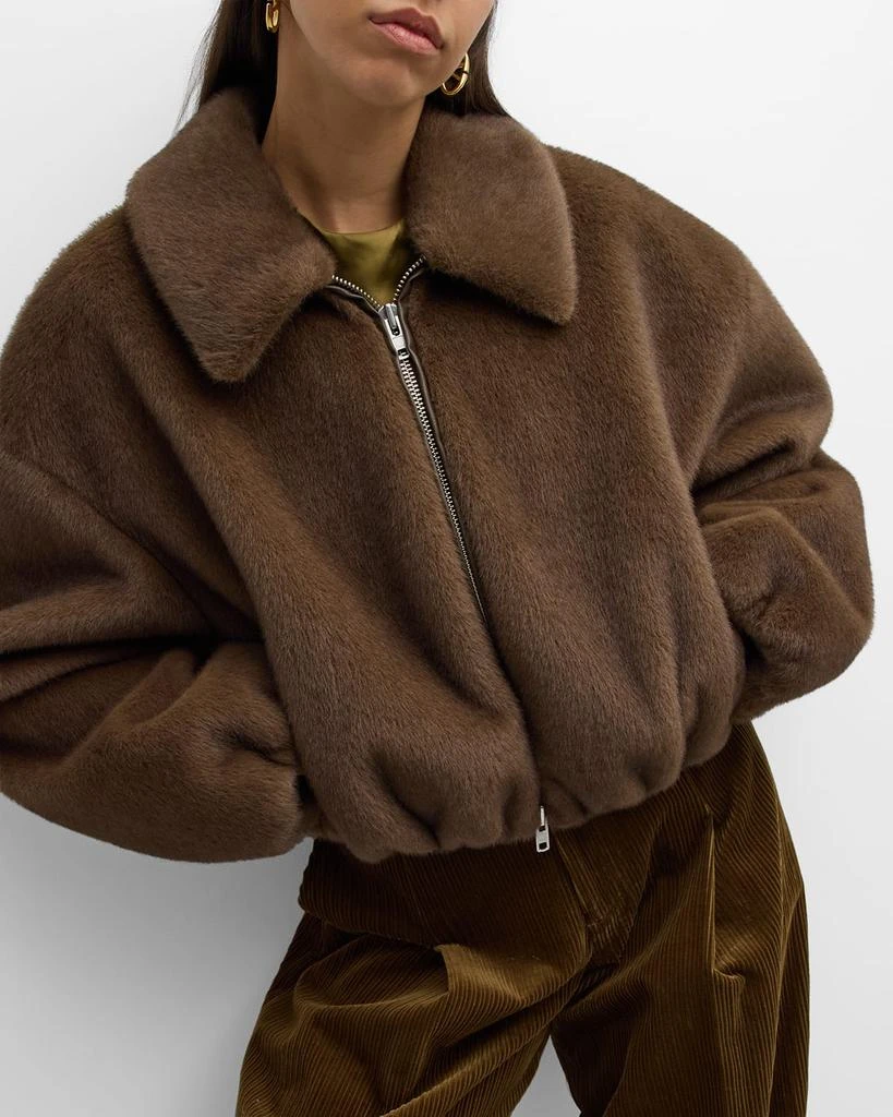 A.L.C. Esme Faux Fur Jacket 7