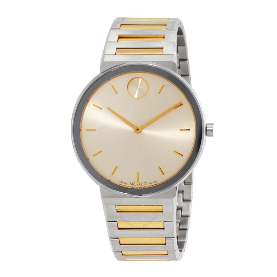 Movado Bold Horizon Quartz Taupe Dial Unisex Watch 3601075