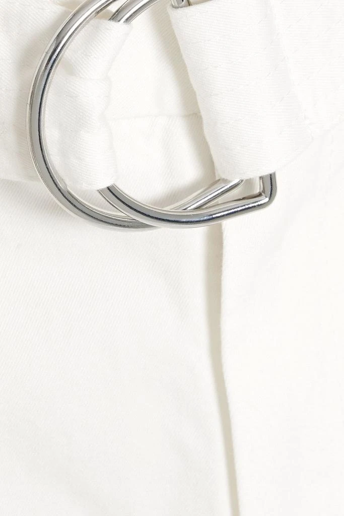 Nanushka Radia belted cotton-twill tapered pants 4