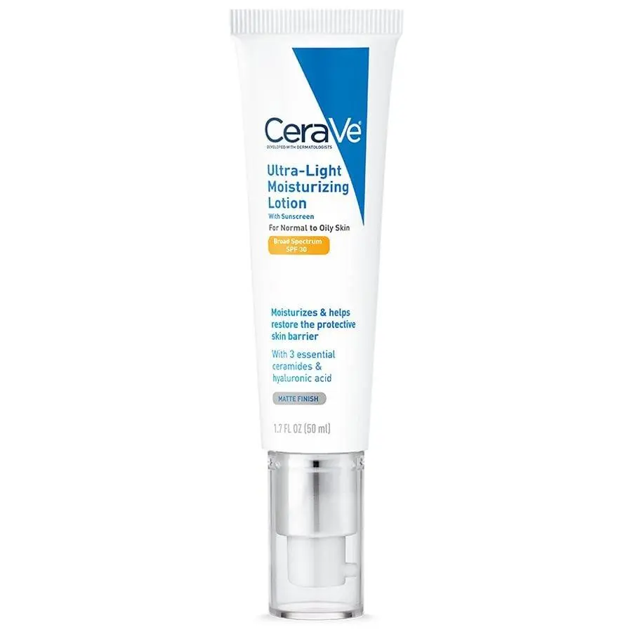 CeraVe Ultra-Light Face Lotion SPF 30 Moisturizer with Sunscreen