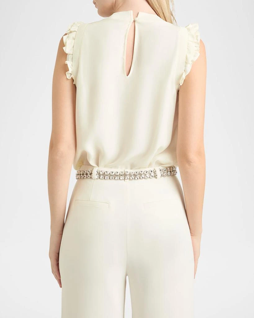 Cinq a Sept Lenore Woven Ruffle Top 2