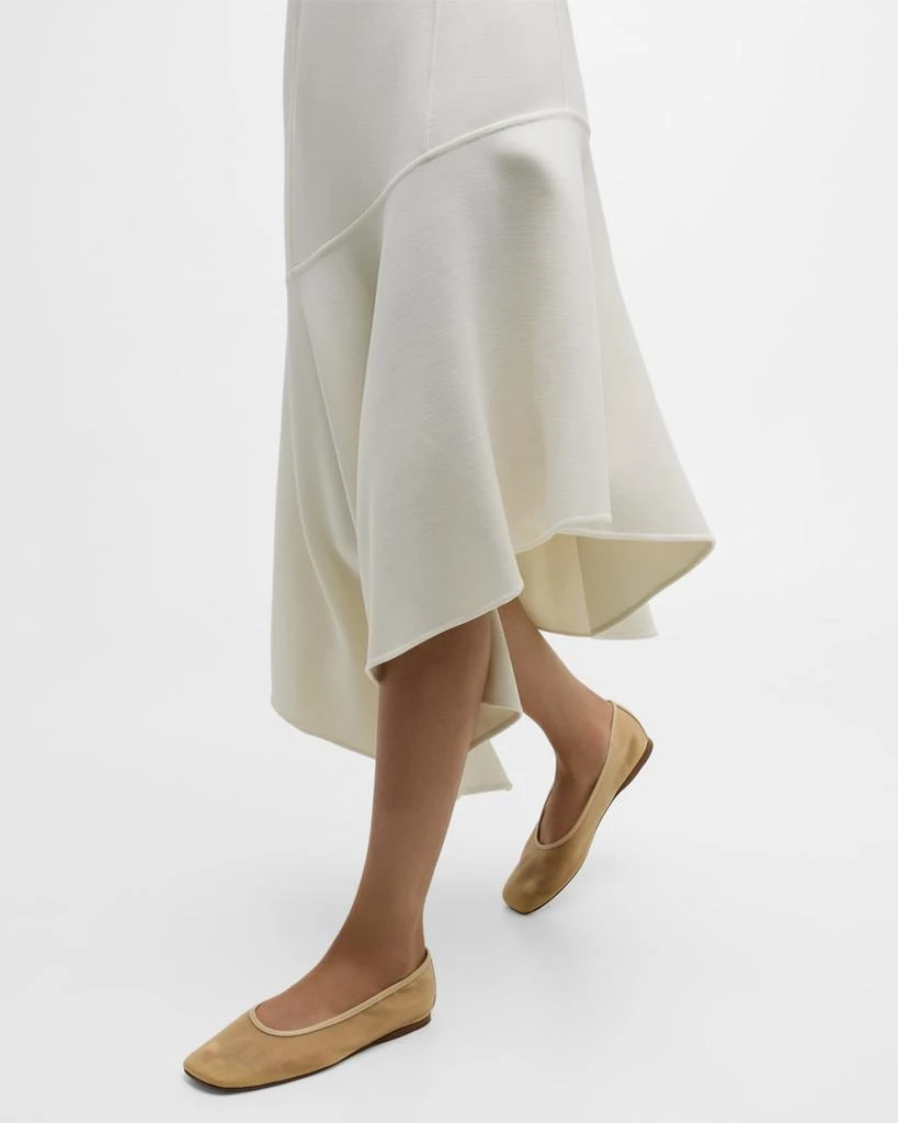 Vince Leah Mesh Square-Toe Ballerina Flats 3