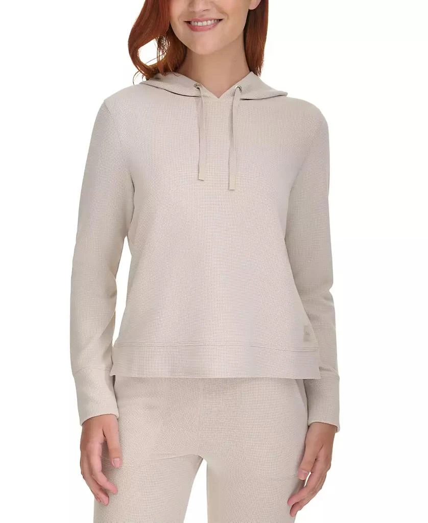 Calvin Klein Performance Women's Waffle-Knit Pullover Hoodie 1