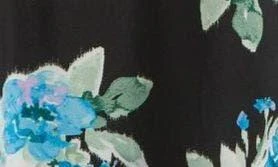Charles Henry Floral Print Ruffle Long Sleeve Midi Dress 7