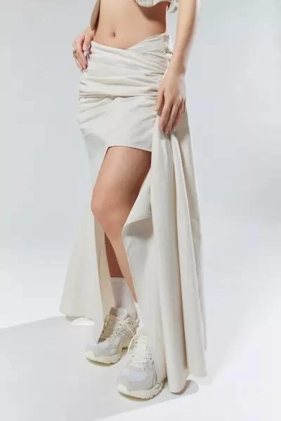 House Of Sunny House Of Sunny Cascade Asymmetrical Midi Skirt 3