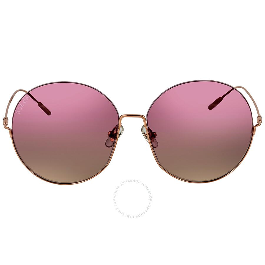 Bolon Ella Purple Round Ladies Sunglasses BL7106 A31 51