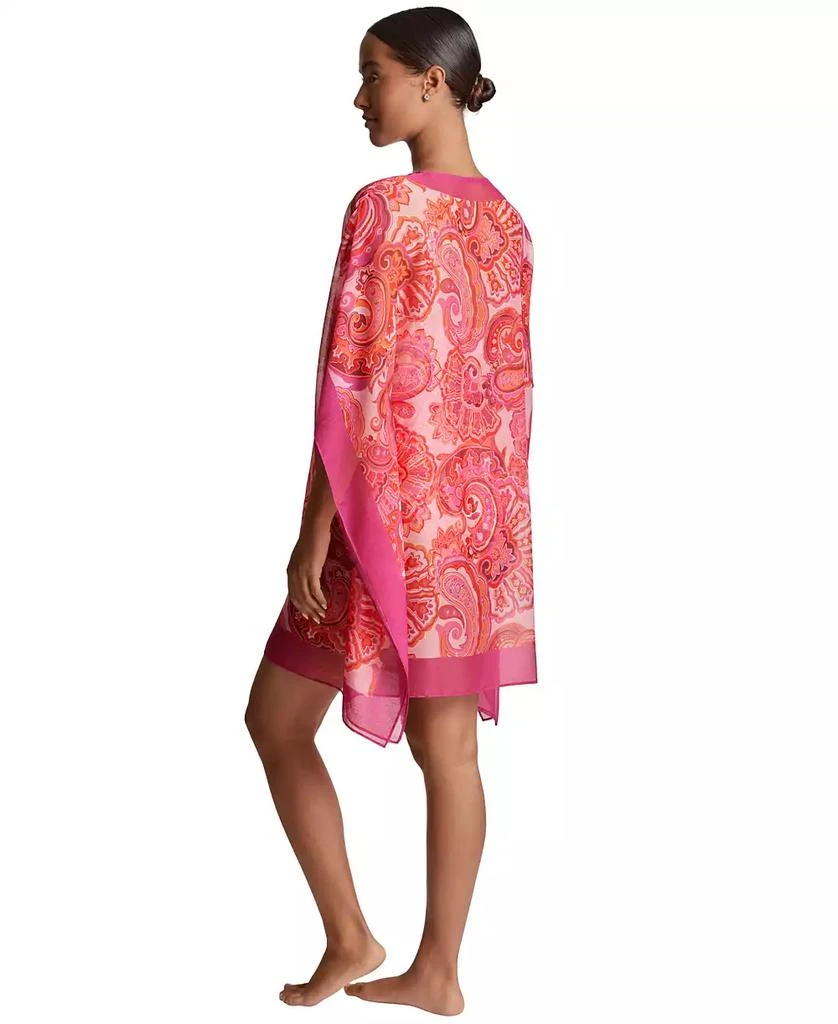 Ralph Lauren Women's Printed Border-Trim Poncho Cover-Up 3