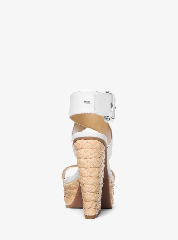 Michael Kors Rhoda Leather Platform Sandal 3