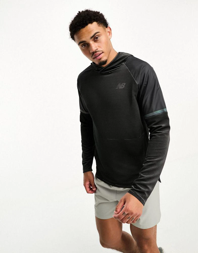 New Balance New Balance Q Speed Shift hoodie in black 1