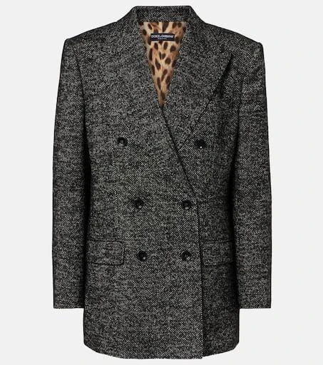 Dolce 
Gabbana Double-breasted wool-blend jacket 1