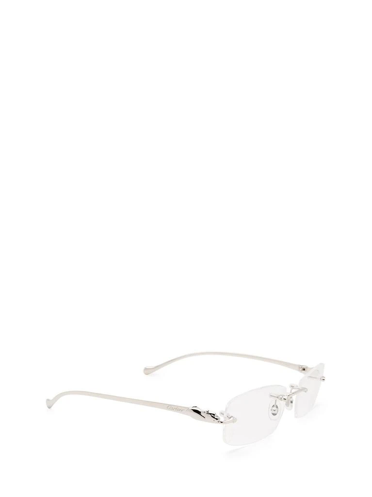 Cartier Cartier Rectangular Rimless Glasses 2