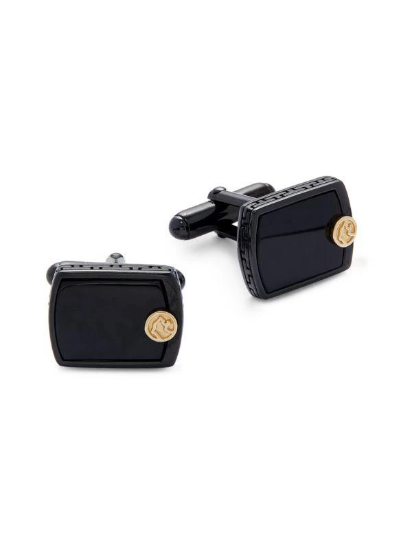 Effy 18K Yellow Gold 
Black Onyx Cufflinks 1