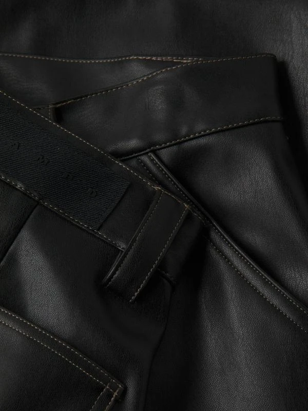 Stampd Faux Leather Pants 4