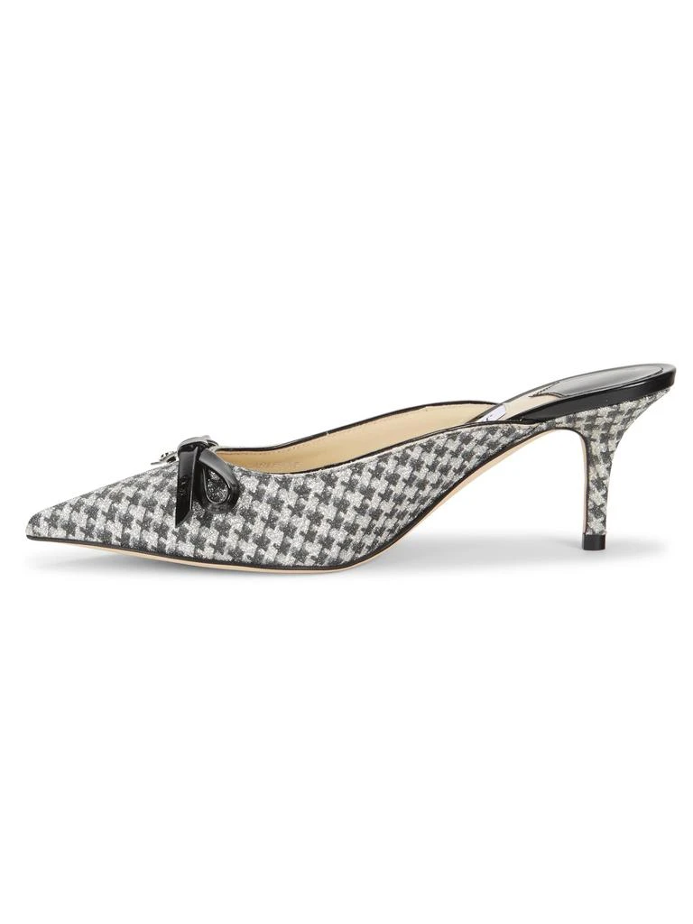 Jimmy Choo Scarlette 65MM Houndstooth Pointed-Toe Mules 4