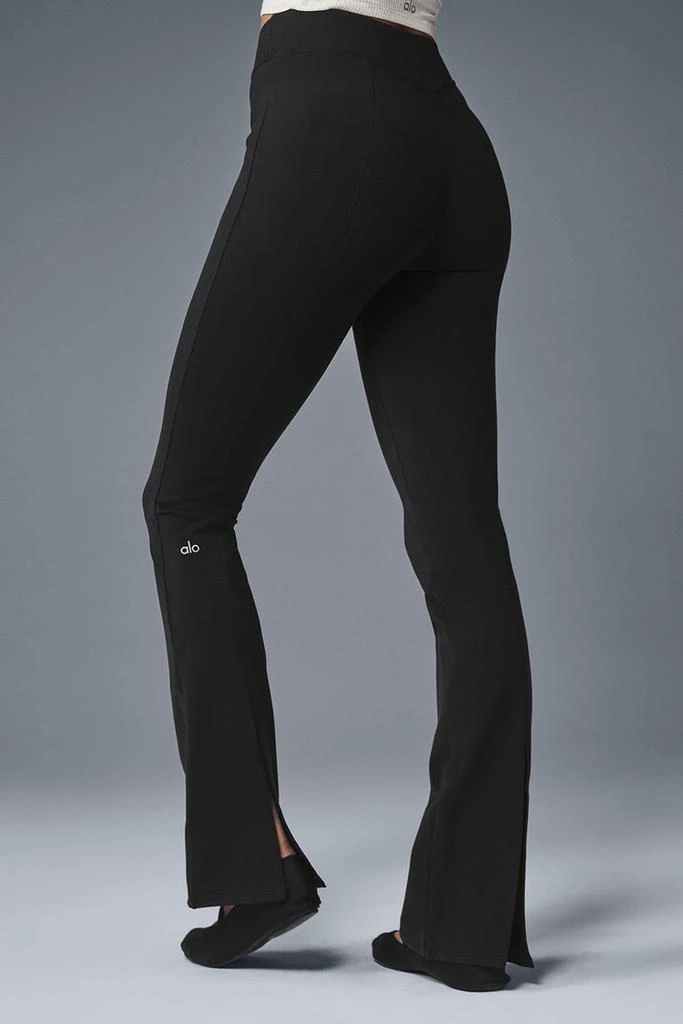 Alo Airbrush High-Waist Kick-Back Legging - Black 2