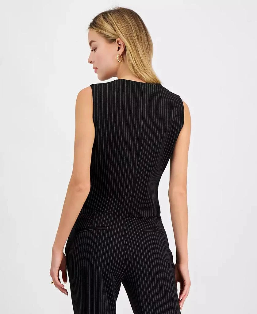 Bar III Women's Pinstriped Vest, Exclusively at Macy's 2