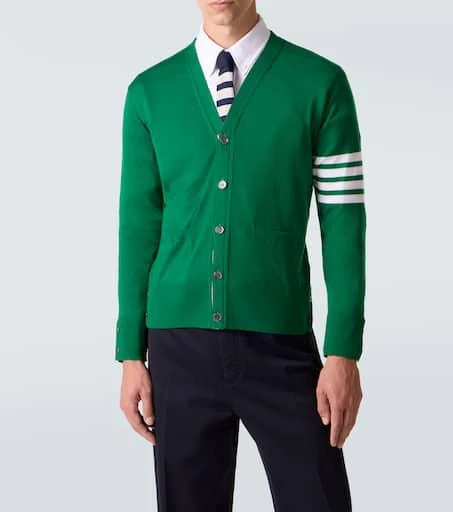 Thom Browne 4-Bar virgin wool cardigan 3