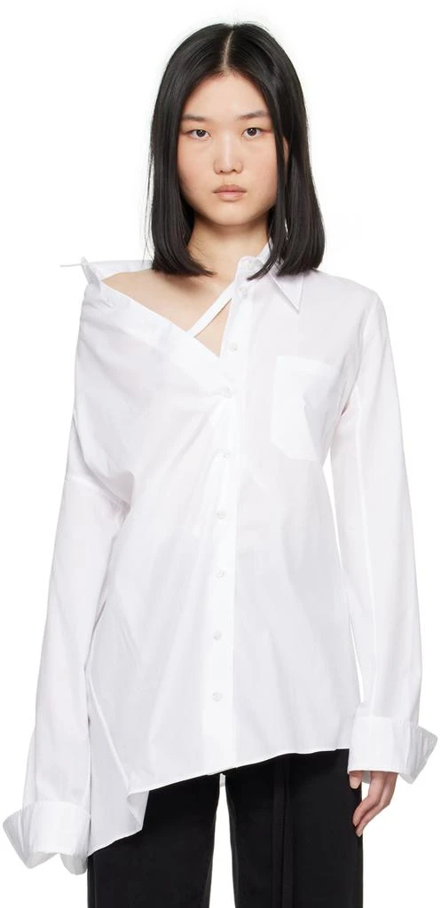 Ann Demeulemeester White Jula Shirt - Shirts - BeyondStyle