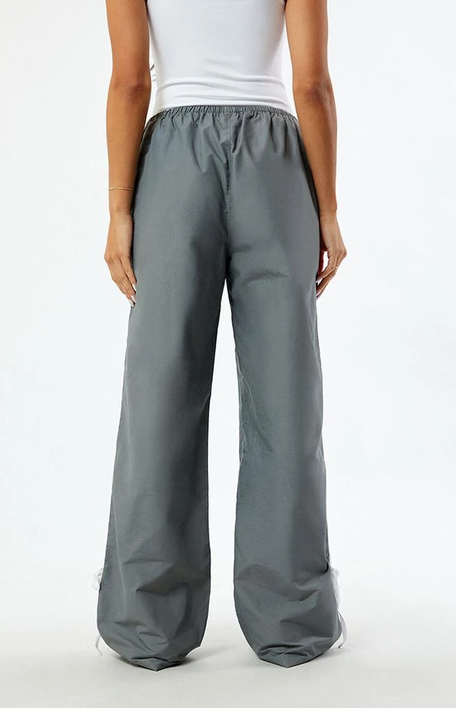 PacSun Dark Grey Wide Leg Track Pants 4