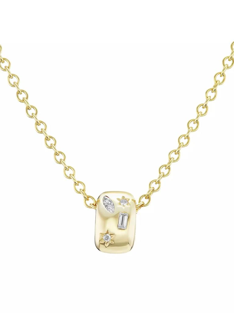 Sheryl Lowe 14K Yellow Gold & 0.18 TCW Diamond Pendant Necklace 1