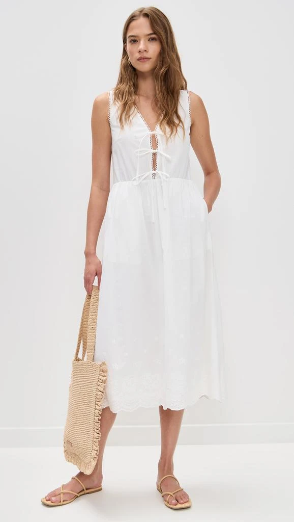 Loeffler Randall Justine Crochet Ruffle Tote 7