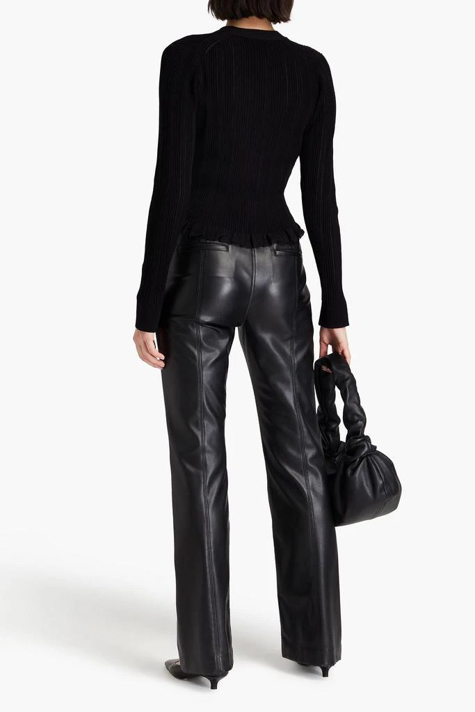 3.1 Phillip Lim Ribbed cotton-blend cardigan 3