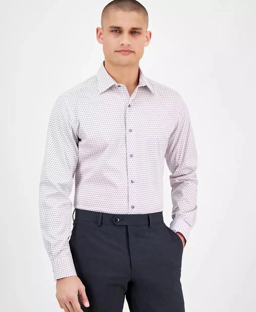 Alfani Men's Geo-Print Dress Shirt, Exclusively at Macy's 1
