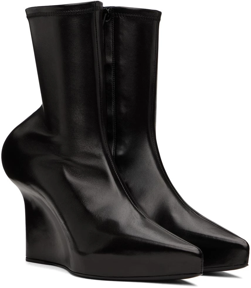 Givenchy Black Wedge Boots 4