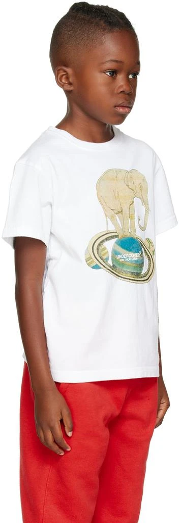 UNDERCOVER Kids White Elephant T-Shirt 2