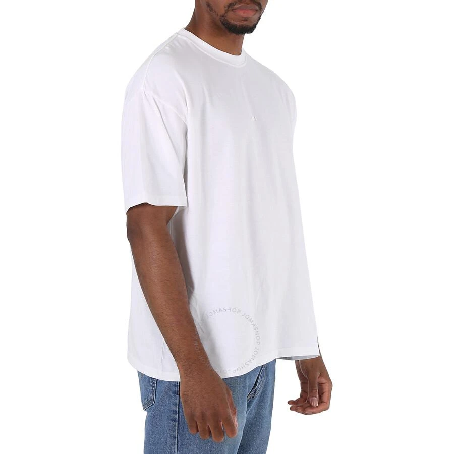 424 Men's Off White Logo Crew T-shirt 2