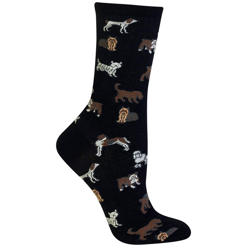 Hot Sox Women's Dogs Fashion Crew Socks