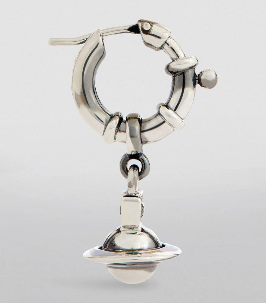 Vivienne Westwood Pauliana Orb Single Hoop Earring 3