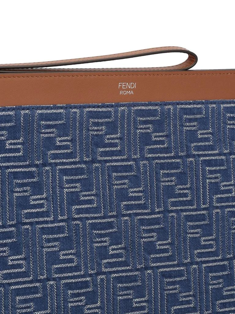 Fendi Fendi FF Medium Flat Pouch 4