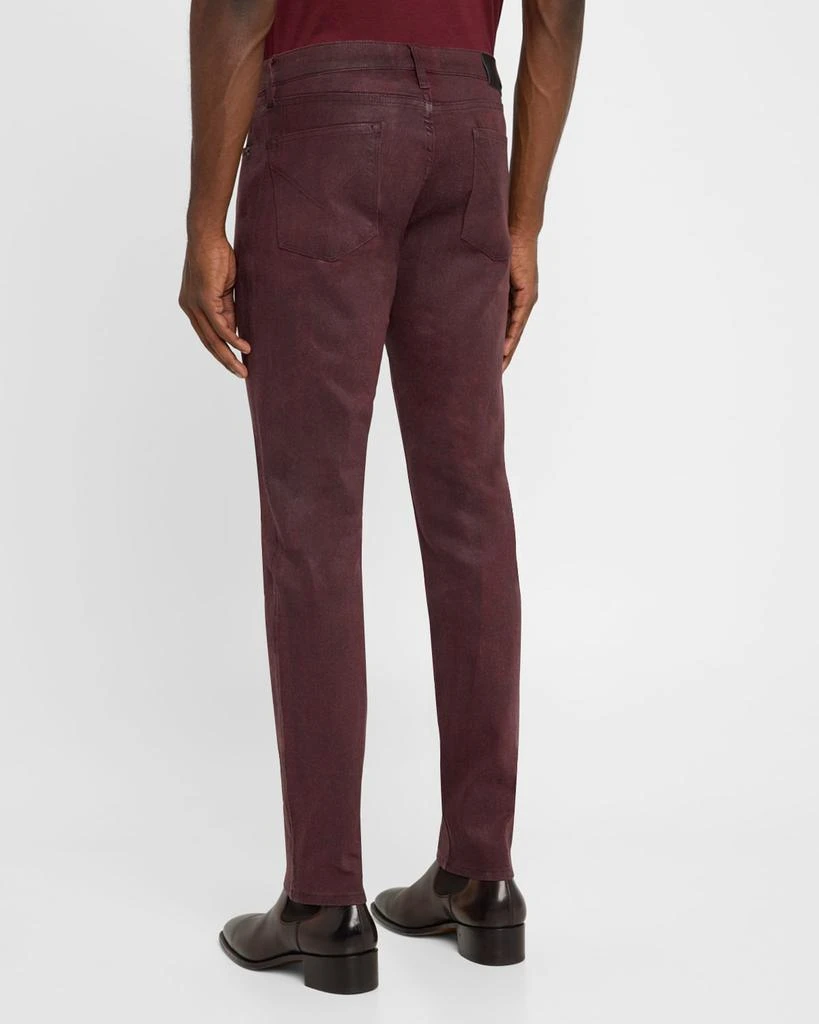 John Varvatos Men's Slim-Fit Coated Denim Jeans 3