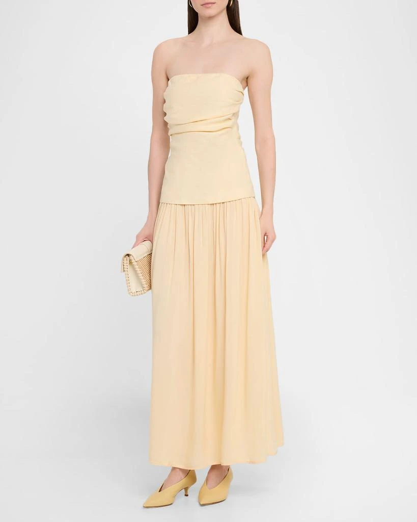 Shop Hedy Strapless Drop-Waist Maxi Dress on Sale at BeyondStyle  Get 50%  Off Hedy Strapless Drop-Waist Maxi Dress with Limited-Time Flash Deals,  Exclusive Discounts, and Special Offers. Enjoy Unbeatable Savings on