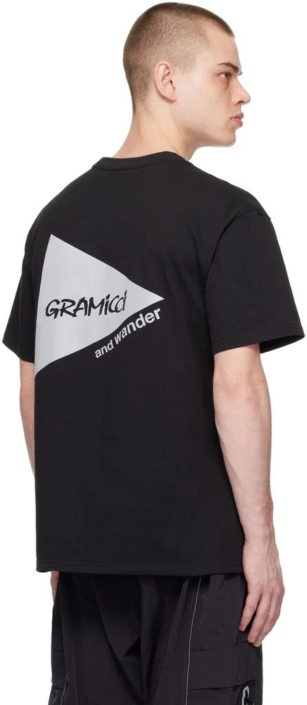 And Wander Black Gramicci Edition T-Shirt 3