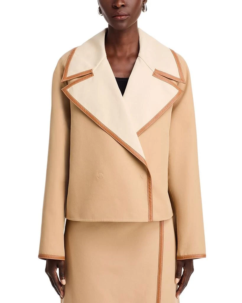 Lafayette 148 New York Reversible Wide Notch Lapel Jacket 9