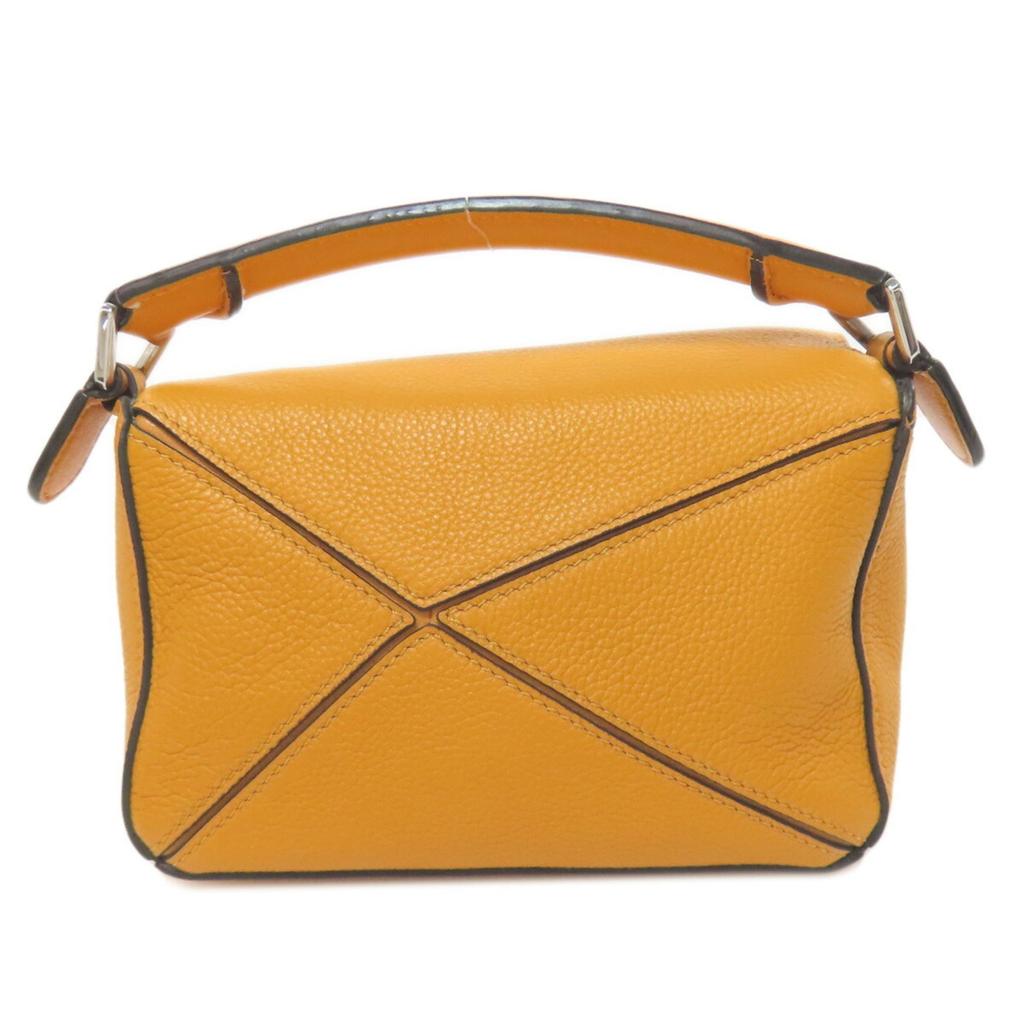Loewe yellow Leather Handbag (Pre-Owned)