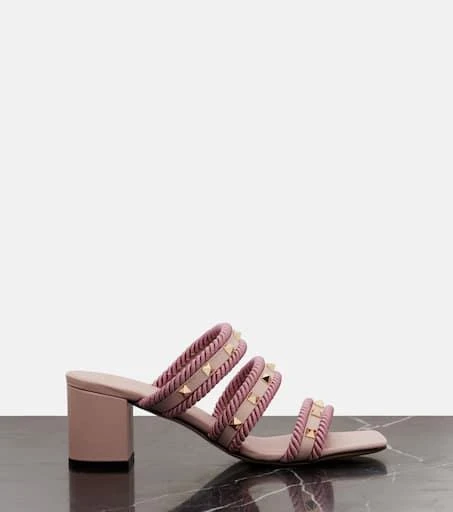Valentino Rockstud Torchon 60 leather mules 4