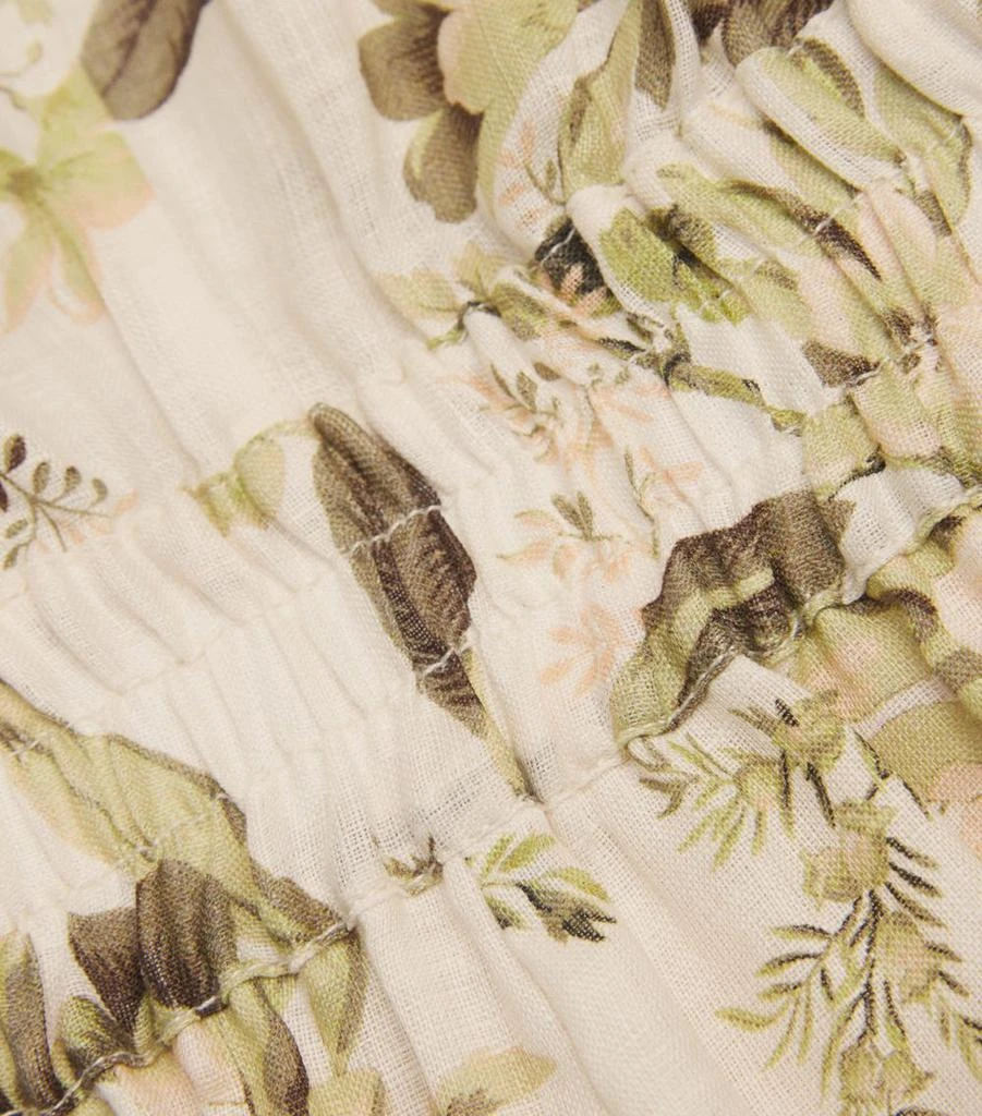 Zimmermann Linen Belted Playsuit 5