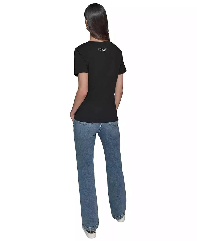 Karl Lagerfeld Paris Women's Graphic T-Shirt 5