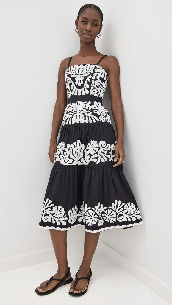 Sea Agathe Appliqué Tank Dress 1