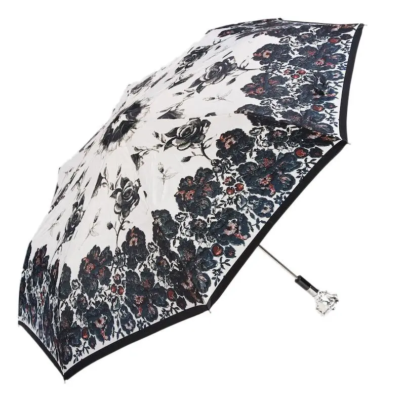 PASOTTI Pasotti葩莎帝  意式手工伞 - 银色玫瑰花 3