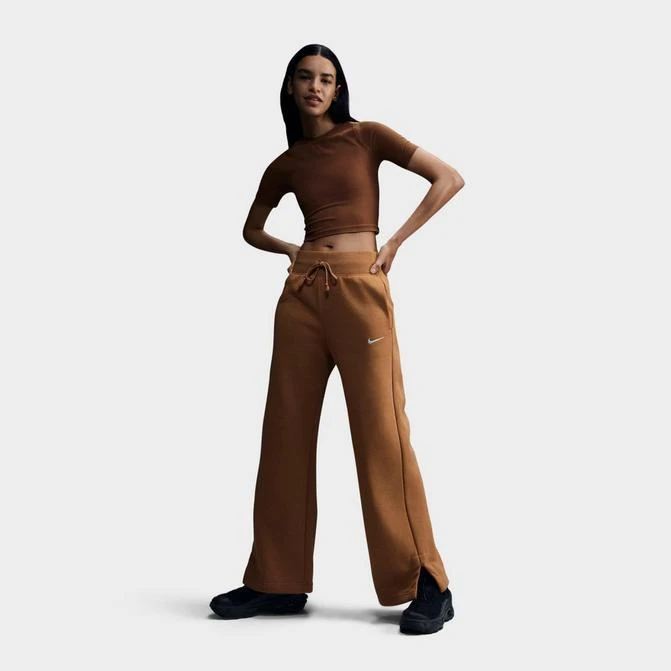 NIKE Women's Nike Sportswear Phoenix Fleece High-Waisted Wide-Leg Sweatpants 1