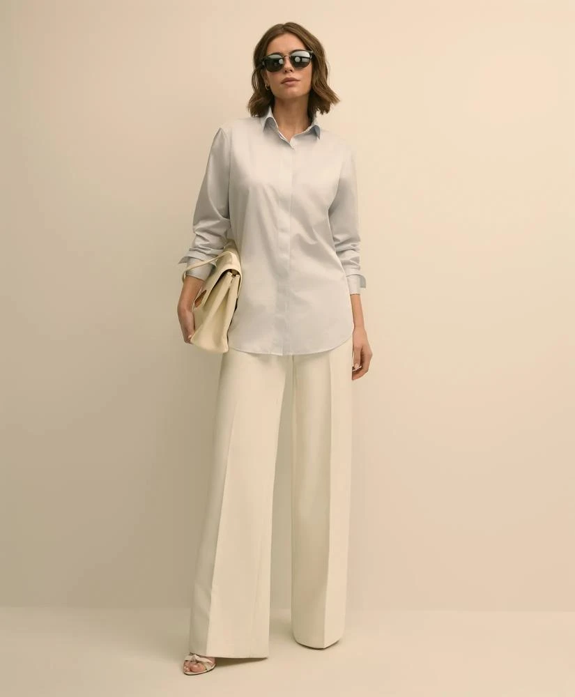 Brooks Brothers Supima® Cotton Sateen Relaxed Shirt