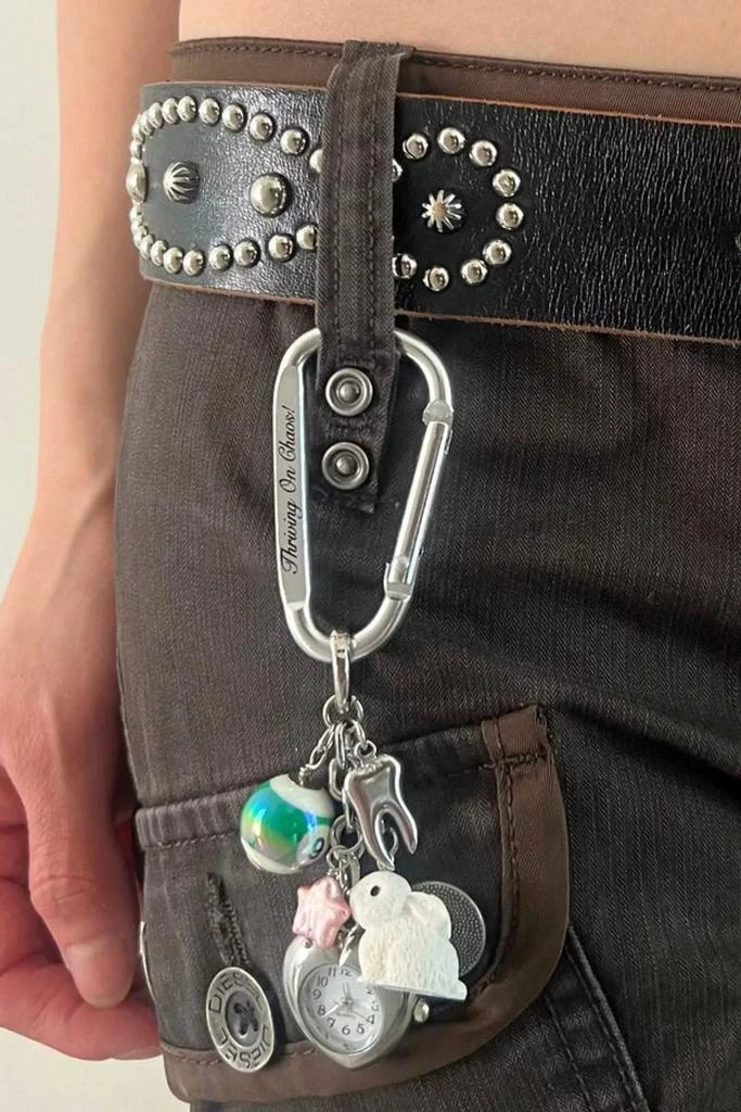 Gemini Jewels Gemini Jewels Thriving On Chaos Charm Carabiner