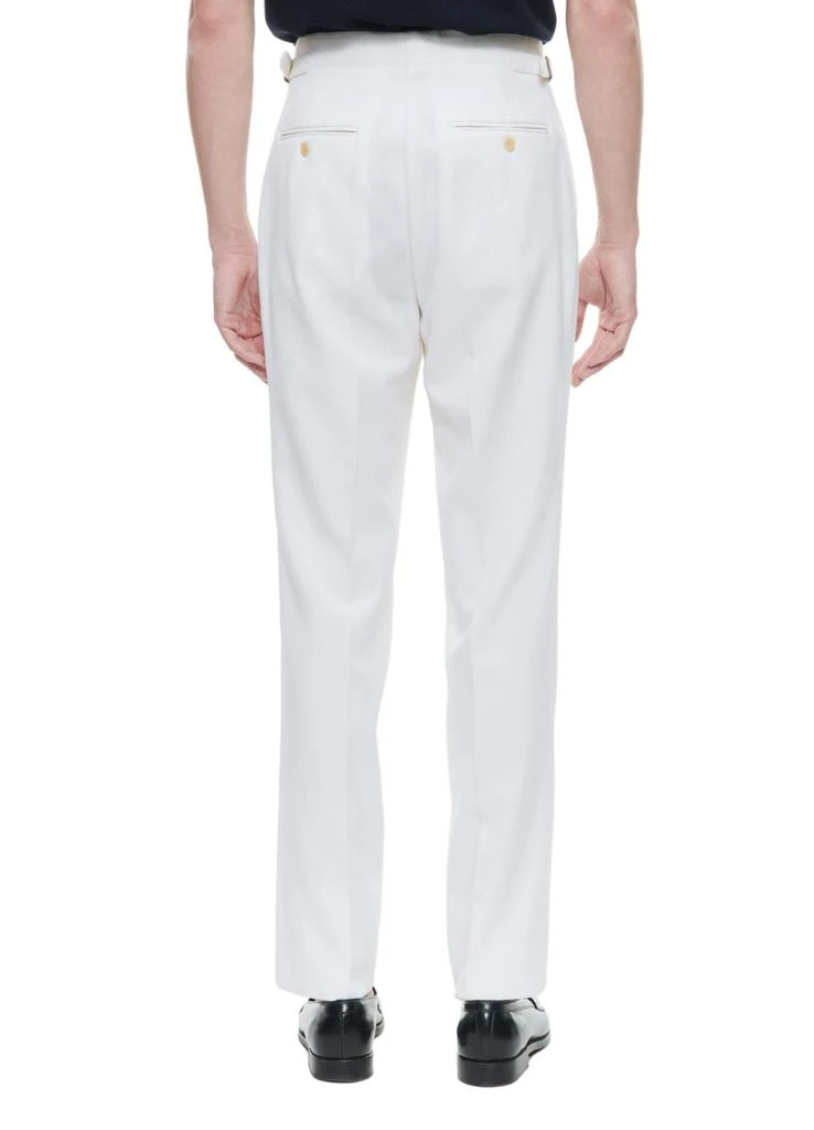 Fursac Wool and cotton pants with darts 3